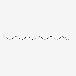 molecular formula C11H21F B3052835 1-Undecene, 11-fluoro- CAS No. 463-30-9