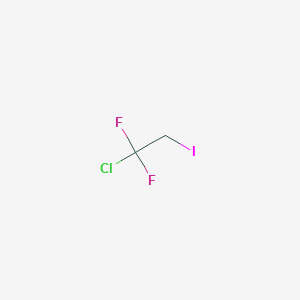 molecular formula C2H2ClF2I B3052836 Ethane, 1-chloro-1,1-difluoro-2-iodo- CAS No. 463-99-0