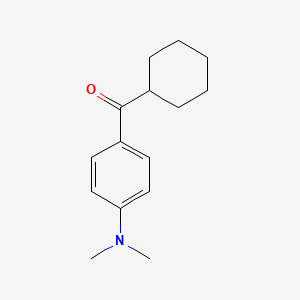 molecular formula C15H21NO B3052847 Cyclohexyl(4-(dimethylamino)phenyl)methanone CAS No. 4664-70-4