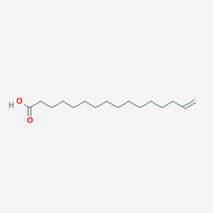 molecular formula C16H30O2 B3052850 15-Hexadecenoic acid CAS No. 4675-57-4