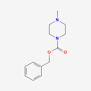 molecular formula C13H18N2O2 B3052853 Benzyl 4-methylpiperazine-1-carboxylate CAS No. 46821-51-6