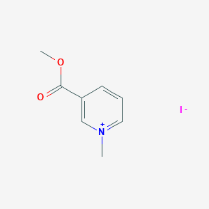 molecular formula C8H10INO2 B3052855 3-Methoxycarbonyl-1-methylpyridinium iodide CAS No. 4685-10-3