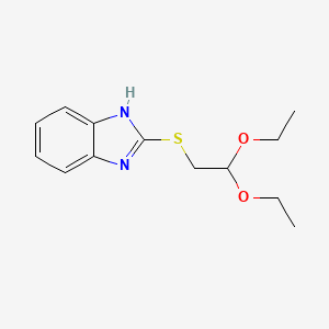 1h-Benzimidazole, 2-[(2,2-diethoxyethyl)thio]-