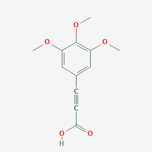 molecular formula C12H12O5 B3052862 3-(3,4,5-Trimethoxyphenyl)prop-2-ynoic acid CAS No. 4698-21-9