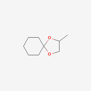 molecular formula C9H16O2 B3052868 2-Methyl-1,4-dioxaspiro[4.5]decane CAS No. 4722-68-3