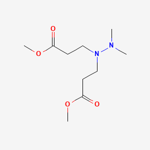 Dimethyl 3,3'-(2,2-dimethylhydrazine-1,1-diyl)dipropanoate