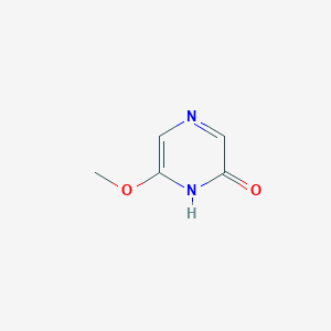 molecular formula C5H6N2O2 B3052899 6-Methoxypyrazin-2(1H)-one CAS No. 4774-17-8