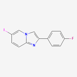 2-(4-Fluorophenyl)-6-iodoimidazo[1,2-a]pyridine