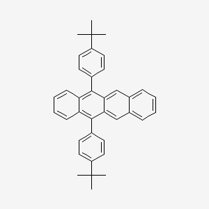 molecular formula C38H36 B3052905 5,12-Bis(4-tert-butylphenyl)tetracene CAS No. 478799-46-1