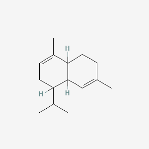 molecular formula C15H24 B3052923 1,2,4a,5,6,8a-Hexahydro-1-isopropyl-4,7-dimethylnaphthalene CAS No. 483-75-0