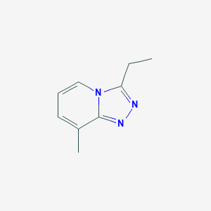 molecular formula C9H11N3 B3052950 3-Ethyl-8-methyl[1,2,4]triazolo[4,3-a]pyridine CAS No. 4919-21-5