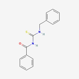 molecular formula C15H14N2OS B3052954 N-(苄基氨基羰基硫代)苯甲酰胺 CAS No. 4921-91-9
