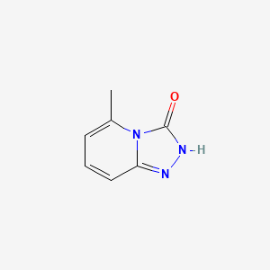 molecular formula C7H7N3O B3052957 5-Methyl[1,2,4]triazolo[4,3-a]pyridin-3(2H)-one CAS No. 4926-18-5
