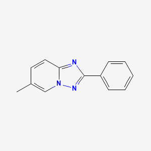 molecular formula C13H11N3 B3052961 6-Methyl-2-phenyl[1,2,4]triazolo[1,5-a]pyridine CAS No. 4931-26-4