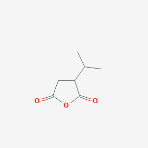 molecular formula C7H10O3 B3052966 2,5-Furandione, dihydro-3-(1-methylethyl)- CAS No. 49538-78-5