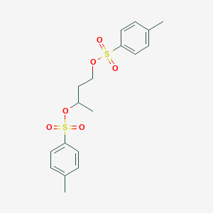 molecular formula C18H22O6S2 B3052976 3-(4-Methylphenyl)sulfonyloxybutyl 4-methylbenzenesulfonate CAS No. 49662-28-4