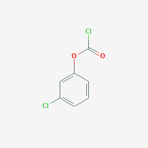 molecular formula C7H4Cl2O2 B3052987 3-Chlorophenyl carbonochloridate CAS No. 49782-76-5