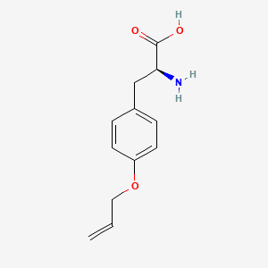 molecular formula C12H15NO3 B3053000 Tyrosine, O-2-propenyl- CAS No. 499792-87-9