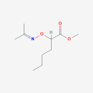 Methyl 2-{[(propan-2-ylidene)amino]oxy}hexanoate
