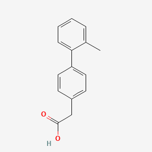 molecular formula C15H14O2 B3053004 [4-(2-Methylphenyl)phenyl]acetic acid CAS No. 5002-01-7