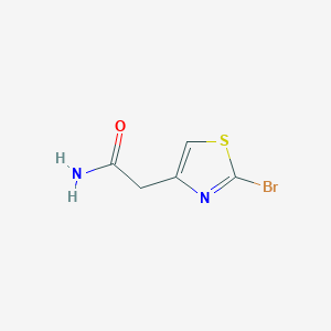 2-(2-Bromothiazol-4-yl)acetamide