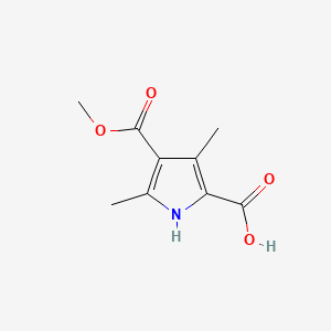 4-(methoxycarbonyl)-3,5-dimethyl-1H-pyrrole-2-carboxylic acid