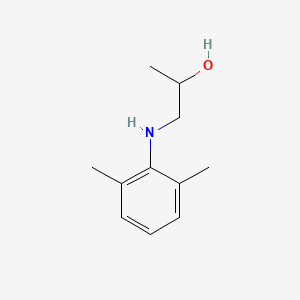 molecular formula C11H17NO B3053049 1-(2,6-Dimethylphenylamino)-propan-2-ol CAS No. 50563-68-3
