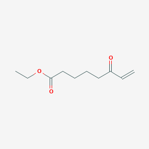 molecular formula C10H16O3 B3053064 Ethyl 6-oxooct-7-enoate CAS No. 50628-92-7