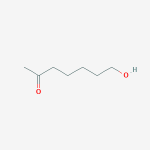molecular formula C7H14O2 B3053075 7-Hydroxyheptan-2-one CAS No. 5070-59-7