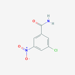 molecular formula C7H5ClN2O3 B3053086 3-Chloro-5-nitrobenzamide CAS No. 50826-02-3