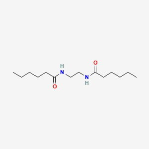 molecular formula C14H28N2O2 B3053099 N-[2-(Hexanoylamino)ethyl]hexanamide CAS No. 50905-12-9