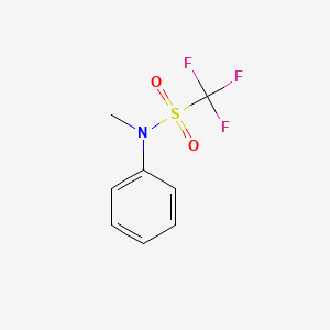 molecular formula C8H8F3NO2S B3053112 Methanesulfonamide, 1,1,1-trifluoro-N-methyl-N-phenyl- CAS No. 51029-11-9