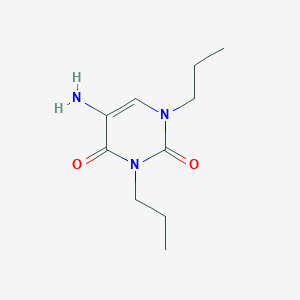 molecular formula C10H17N3O2 B3053113 5-Amino-1,3-dipropylpyrimidine-2,4(1H,3H)-dione CAS No. 51038-42-7