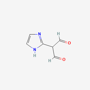 molecular formula C6H6N2O2 B3053118 2-(1H-咪唑-2-基)-丙二醛 CAS No. 51076-59-6
