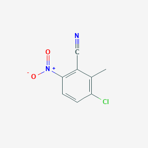 B3053122 3-Chloro-2-methyl-6-nitrobenzonitrile CAS No. 51123-60-5