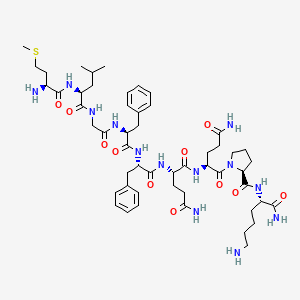 molecular formula C52H79N13O11S B3053126 Substance P (3-11) CAS No. 51165-11-8