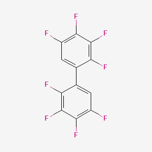 molecular formula C12H2F8 B3053132 1,1'-Biphenyl, 2,2',3,3',4,4',5,5'-octafluoro- CAS No. 5121-90-4