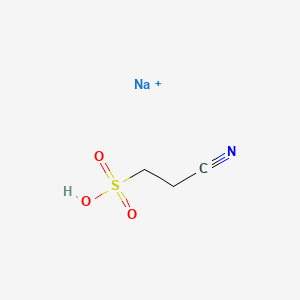 molecular formula C3H5NNaO3S+ B3053142 Sodium beta-sulfopropionitrile CAS No. 513-15-5