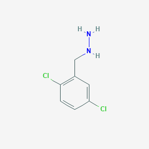 molecular formula C7H8Cl2N2 B3053154 [(2,5-Dichlorophenyl)methyl]hydrazine CAS No. 51421-24-0