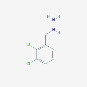 molecular formula C7H8Cl2N2 B3053155 [(2,3-Dichlorophenyl)methyl]hydrazine CAS No. 51421-26-2