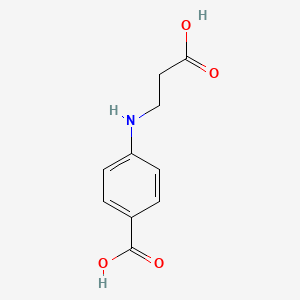molecular formula C10H11NO4 B3053166 4-(2-carboxyethylamino)benzoic Acid CAS No. 51552-86-4