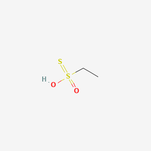 molecular formula C2H6O2S2 B3053167 Ethanesulfonothioic acid CAS No. 51554-68-8