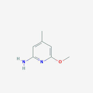 molecular formula C7H10N2O B3053169 6-Methoxy-4-methylpyridin-2-amine CAS No. 51564-94-4