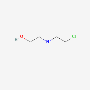 molecular formula C5H12ClNO B3053189 N-Methyl-2-chloroethyl-2-hydroxyethylamine CAS No. 51822-57-2