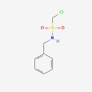 molecular formula C8H10ClNO2S B3053190 Methanesulfonamide, 1-chloro-N-(phenylmethyl)- CAS No. 51822-98-1