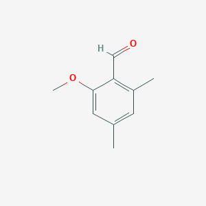 molecular formula C10H12O2 B3053200 2-甲氧基-4,6-二甲基苯甲醛 CAS No. 51926-66-0