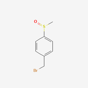 molecular formula C8H9BrOS B3053201 1-Bromomethyl-4-methylsulfinylbenzene CAS No. 51927-46-9