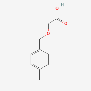 molecular formula C10H12O3 B3053203 2-[(4-甲基苯基)甲氧基]乙酸 CAS No. 51934-40-8