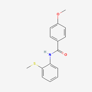 4-methoxy-N-(2-methylsulfanylphenyl)benzamide