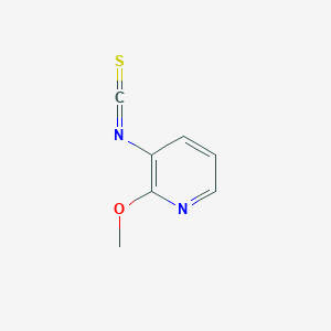 molecular formula C7H6N2OS B3053210 3-Isothiocyanato-2-methoxypyridine CAS No. 52023-94-6